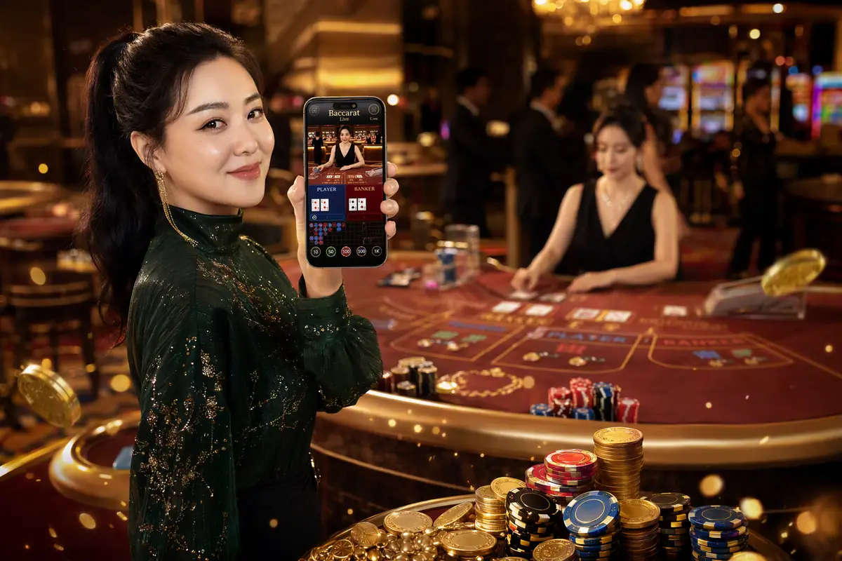 i8slot Casino meja baccarat live dengan peniaga